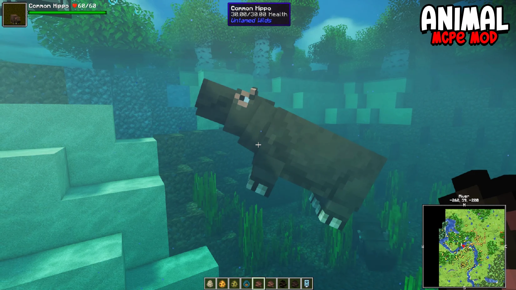 Wild Animal Zoo Mod Minecraft screenshot