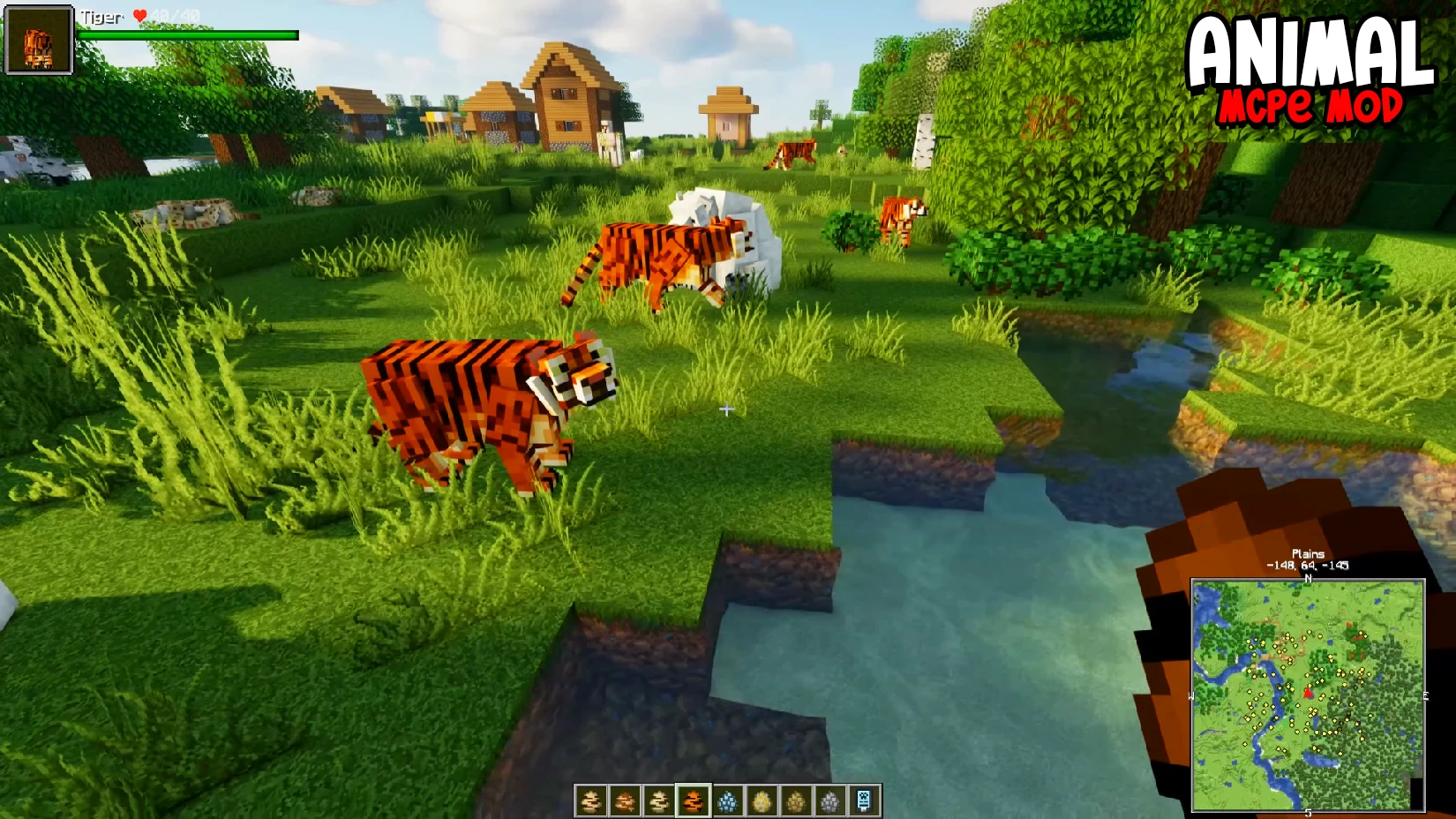 Wild Animal Zoo Mod Minecraft screenshot